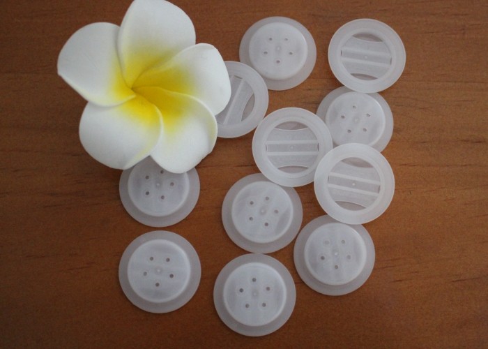 Non - Toxic BPA Free PE Plastic One Way Degassing Valve Natural Color