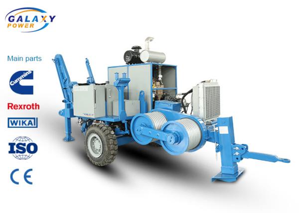 Buy cheap 24V Stringing Equipment Hydraulic Puller Trailer Lighting System Total 3500kg from wholesalers