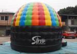 Kids N adults party inflatable disco dome bouncy castle made of lead free pvc