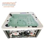 Freestanding Outdoor Family Air Jets Massage 5 Person Spa Hot Tub