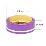 43MM Custom Aluminum Plastic Bottles Caps Cosmetic Round Bottle Lid Anti Rust