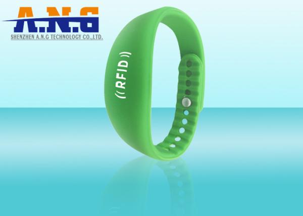 Buy cheap Custom Logo Silicone Rfid Wristbands Intelligent Watch Shape 165×23mm from wholesalers