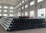 45ft Height 3.5mm Thick Q345 2 Section hot dip galvanized Steel Electric Pole