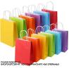 Buy cheap Recyclable, Sustainable, Paper Bag, Kraft Bag Kraft Paper Party Favor Gift Bags With Handle Assorted Colors Rainbow from wholesalers