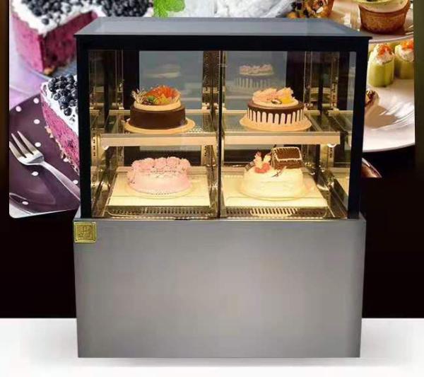Buy cheap Right Angled Fan Cooling Refrigerated Cake Display Cabinets Low Consumption with 900mm Length from wholesalers