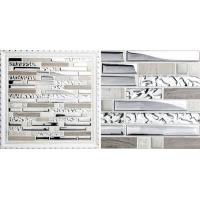 Buy cheap Natural Glossy Stone Bathroom Shower Wall Tiles , Peel And Stick Backsplash product