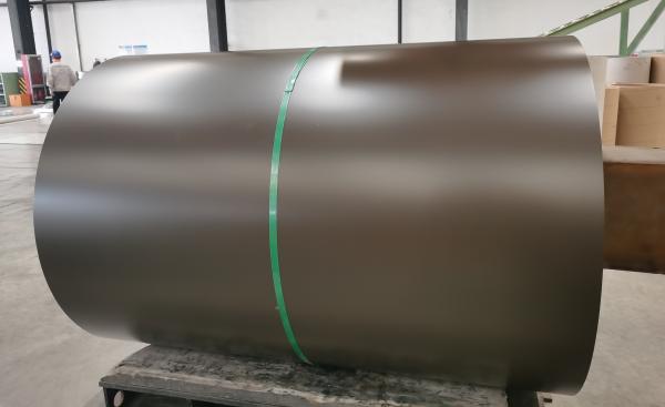 Buy cheap 0.45mm 1200mm AZ150 PPGL Pre Finished Color Steel Coils Brown S320GD For Roof Cladding from wholesalers