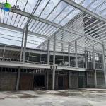 Workshop Steel Structure Building , Industrial Steel Warehouse Construction