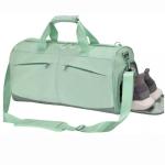 Custom Waterproof Duffel Bag With Shoe Compartments Gym Pink Dance Bag