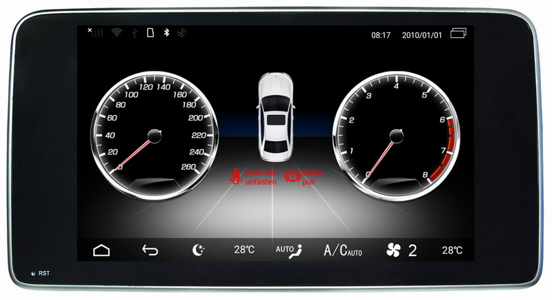 Ouchuangbo media player GPS radio for ML GL 2013 support BT MP3 mirror link android 8.0 OS 4+32