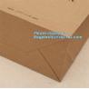 Buy cheap Brown kraft paper shoppinFood grade printed bakery brown greaseproof kraft paper bread packaging bags with clear window, from wholesalers