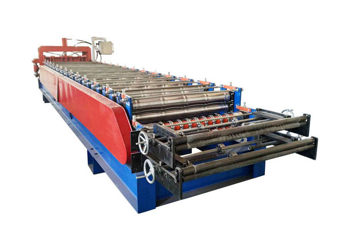 868-836 Aluminium Roll Forming Machine , Glazed Tile Roll Forming Machine Plate Width 1000mm