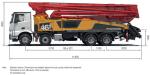 Used Putzmeister Concrete Pump Machinery M46-5 4141