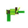 Buy cheap Outside Custom Playground Slides 114mm Colorful Commercial Garden Backyard from wholesalers