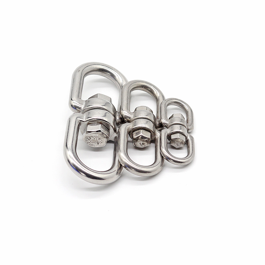 Polished Rigging Stainless Steel Eye To Eye Swivel Corrosion Resistance