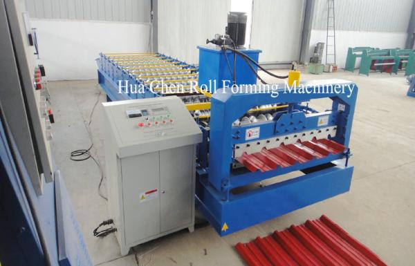 Buy cheap 1220mm Raw Material Color Steel Plate Roofing Roll Forming Machine from wholesalers