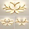 Buy cheap Nordic Log LED Ceiling Lamp Creative Personality Bedroom Book Room Simple Modern Solid Wood ceiling lights(WH-WA-45) from wholesalers