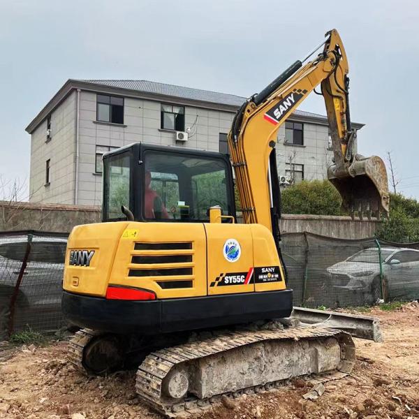 Buy cheap Used Sany 5T Equipment Trader Mini Excavator For Engineering Construction Sy55C from wholesalers