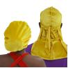 Buy cheap Soft Velvet Satin Silk Custom Logo Durag Bonnet from wholesalers