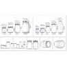 Buy cheap Customized Food Glass Jar Bottles For Beverages Fruit Vegetables Soda from wholesalers