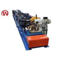 Buy cheap PPGI / AL Downpipe Roll Forming Machine Fly Saw Cutting Gutter Rolling Machine product