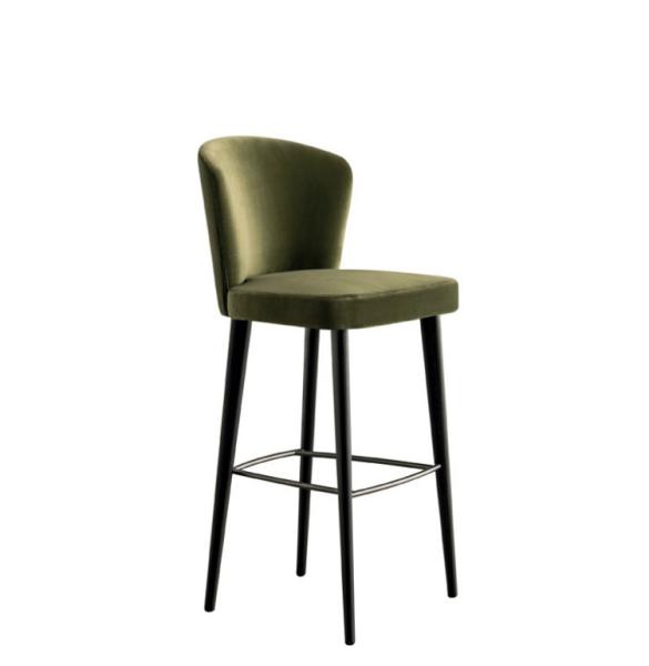 Buy cheap ISO14001 Fabric Covered Dining Chairs Rustproof High Stools For Kitchen Island from wholesalers