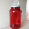 Buy cheap 3000ml PET Plastic Empty Protein Powder Jar Round Large capacity from wholesalers