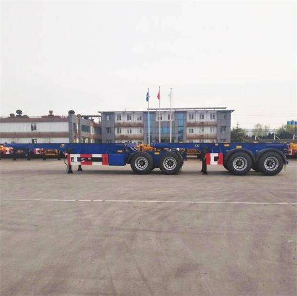 Buy cheap Tri Axle Interlink 40 Foot 60t Container Trailer Chassis from wholesalers