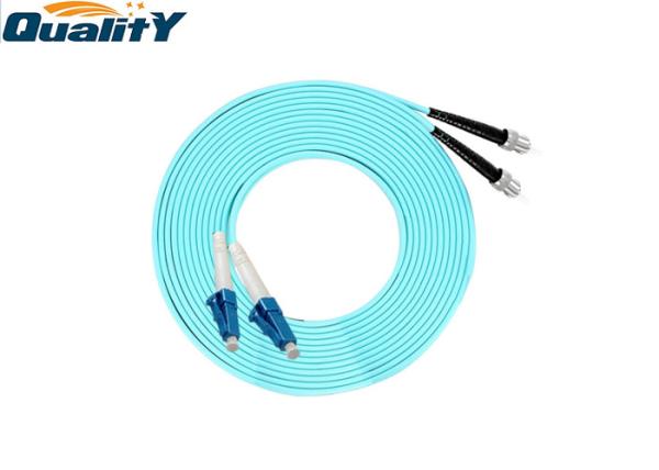 Buy cheap Aqua Color LC ST OM3 Optic Fiber Patch Cord from wholesalers