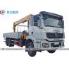 Buy cheap Shacman 6X4 Four Straight Arm Cummins Engine Hydraulic Crane Machine 12tonns from wholesalers