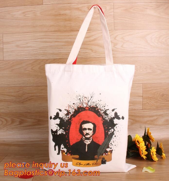Free Sample Reusable strong 12oz canvas tote bag with your logo cotton shopping handle bag,bleached cotton drawstring ha