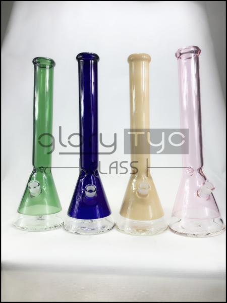 Buy cheap Tyc.3 Beaker glass water smoking pipe 18 Inches tobacco glass bongs from wholesalers