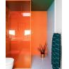 Buy cheap Colored Frameless Shower Enclosure Orange Green Frameless Shower Glass from wholesalers