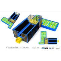 Buy cheap 46M2 TUV Certificate Approval Chinese Indoor Trampoline Park/Big Indoor Jumping product