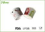 Customized Disposable Paper Bowl For Frozen Yogurt / Ice Cream , FDA LFGB