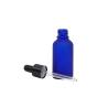 Buy cheap 50ml 100ml Glass Dropper Bottles Frosted Blue Glass Dropper Bottles from wholesalers
