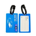 Custom Soft PVC Rubber Silicone Made Unisex Luggage Tags，Soft Duffel Bag Label