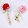 Buy cheap Wedding Creative Signature pen flower design with Ribbon pendants Wedding Gift Pen promotion gift from wholesalers