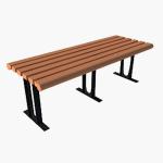 Anti-UV Wood Plastic Composite Bench waterproof Wood Plastic Composite Bench