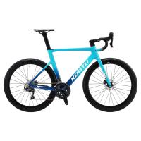 Buy cheap Hydraulic Disc Brake Kootu Road Bike , Black blue 22 Speed Road Bike product