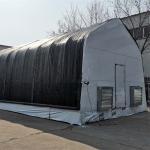 Single Span Tunnel vegetable Light Deprivation Greenhouse Length 30-45ft