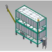 Buy cheap Portable Horizontal Cement Silo Pressure Safety Valve Batching Plant Cement Silo product
