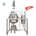 Jacketed Crystallization Reactor Glass & Stainless Steel Reactor PLC Or PID