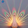 Buy cheap 5V Peacock Projection Light Color Change Rechargeable Led Wall Light Indoor from wholesalers