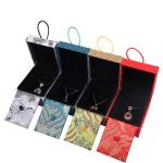 Handmade Velvet Jewelry Boxes Material Chinese Style Red Necklace Pendant