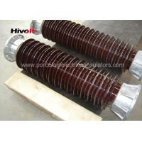 Buy cheap Brown Color Station Post Insulators For 110kV Substations Metric Pitch product