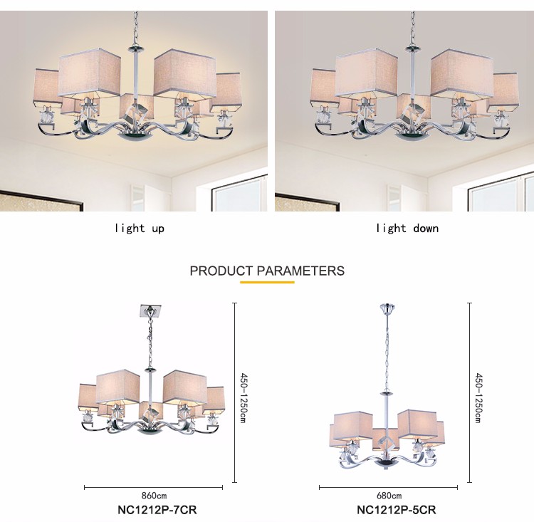 Best modern chandeliers for indoor home hotel lighting (WH-MI-22)