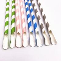 Buy cheap Colorful Assorted Paper Straws To Decorate Birthday Parties Baby Showers product