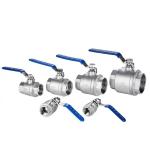 Customized Support 304 Stainless Steel Handle Thread Valves 3A DIN NPT BSPT BSPP