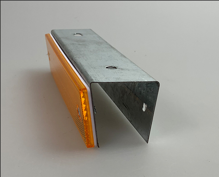 Aluminum Road Marking Reflector with Casting Aluminum Alloy Plastic Body Material